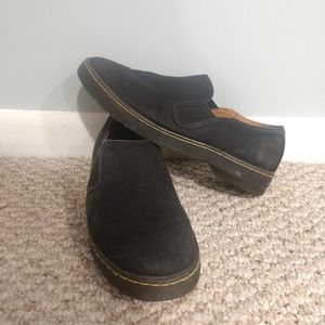 Men's Dr Marten Black Canvas Slip On Sneakers